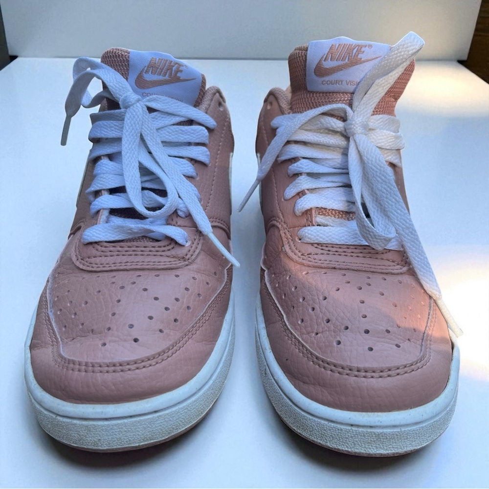 Nike Blush Pink Court Vision Sneakers
